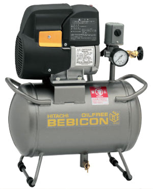 日立コンプレッサー 無給油式 圧力開閉器式 0.2LE-8SB-100 (V)-50/60