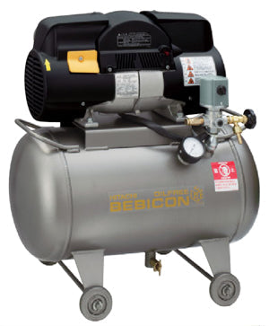 日立コンプレッサー　無給油式　圧力開閉器式　0.75LE-8SB-100 (V)-50/60(Hz)