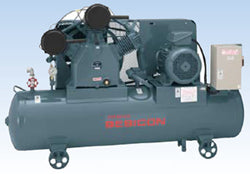 日立コンプレッサー　給油式　自動アンローダ式　15U-9.5VP5-200 (V)-50(Hz)