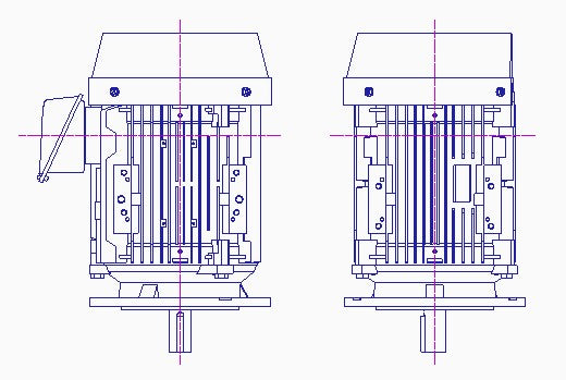 東芝　三相　全閉外扇　フランジ取付　モータ　IKH3-FCKLA21E-2.2kW-2P-200V