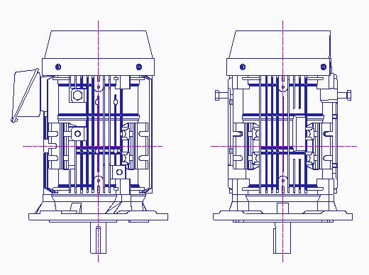 東芝　三相　全閉外扇　フランジ取付　モータ　IKH3-FCKLA21E-1.5kW-6P-200V