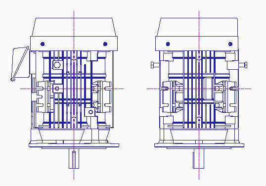 東芝　三相　全閉外扇　フランジ取付　モータ　IKH3-FCKLA21E-2.2kW-6P-200V