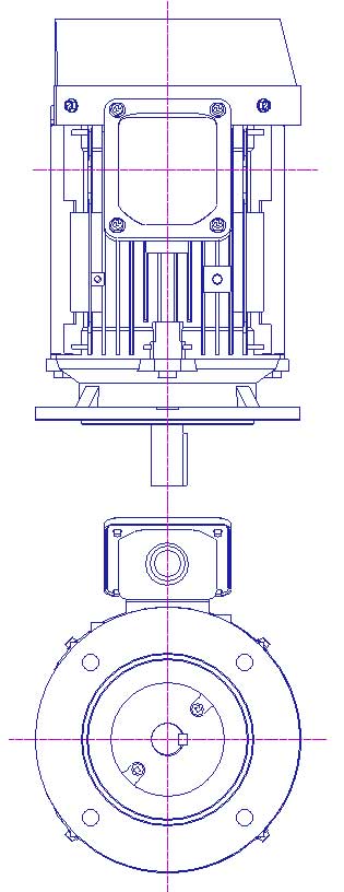 東芝　三相　屋外仕様　全閉外扇　フランジ取付　モータ　IKH3-FCKLAW21E-2.2kW-2P-200V