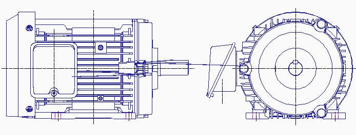 東芝　三相　全閉外扇　脚取付　モータ　IKH3-FBKA21E-0.75kW-6P-200V