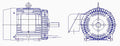 東芝　三相　全閉外扇　脚取付　モータ　TKKH3-FCK21E-22kW-2P-400V　　
