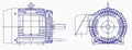 東芝　三相　全閉外扇　脚取付　モータ　TKKH3-FBK21E-15kW-6P-400V　　