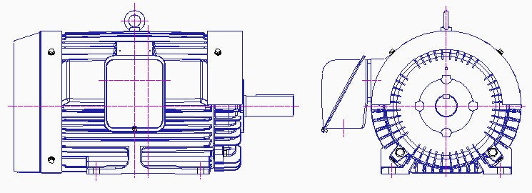 東芝　三相　全閉外扇　脚取付　モータ　TKKH3-FBK21E-30kW-6P-400V　　