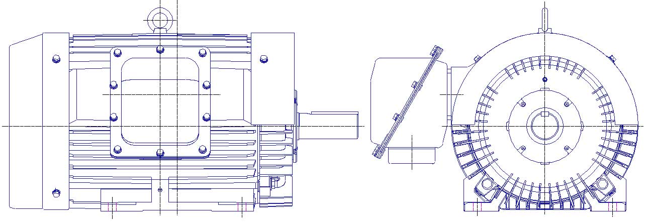 東芝　三相　屋外仕様　全閉外扇　脚取付　モータ　TKKH3-FBKW21E-37kW-6P-200V