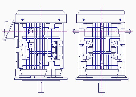 東芝　三相　全閉外扇　フランジ取付　モータ　IKH3-FCKLA21E-3.7kW-2P-200V