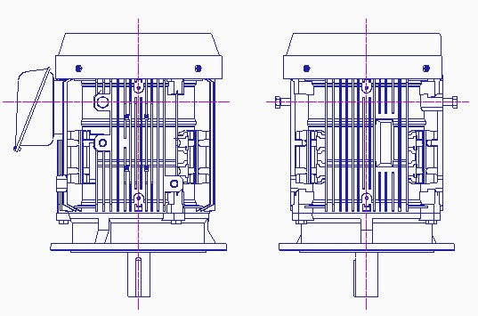 東芝　三相　全閉外扇　フランジ取付　モータ　IKKH3-FCKLA21E-5.5kW-4P-400V