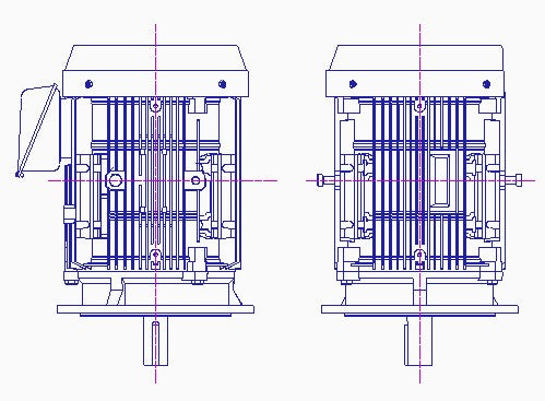 東芝　三相　全閉外扇　フランジ取付　モータ　IKKH3-FCKLA21E-7.5kW-4P-400V