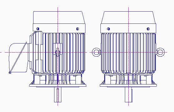 東芝　三相　全閉外扇　フランジ取付　モータ　TKKH3-FCKL21E-18.5kW-4P-400V　　