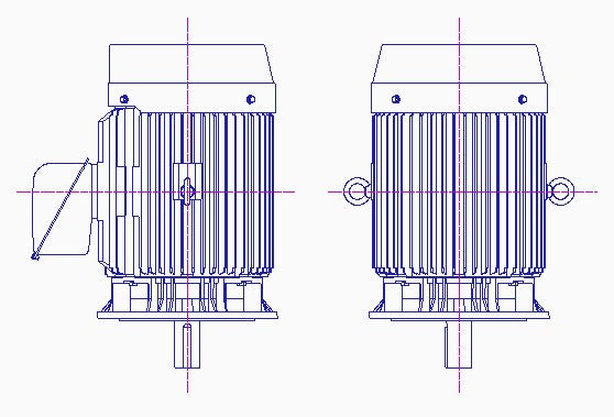 東芝　三相　全閉外扇　フランジ取付　モータ　TKKH3-FCKL21E-30kW-4P-200V