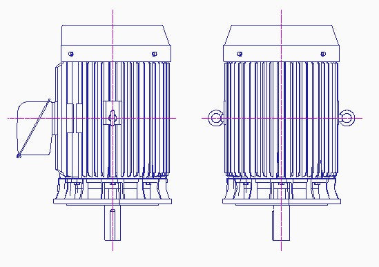 東芝　三相　全閉外扇　フランジ取付　モータ　TKKH3-FCKL21E-37kW-4P-200V