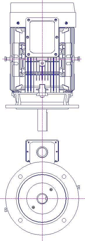 東芝　三相　屋外仕様　全閉外扇　フランジ取付　モータ　TKKH3-FCKLAW21E-15kW-4P-200V