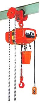 象印電気チェーンブロック・SA型・単相100Ｖ・過負荷防止付・ギヤードトロリ結合式　定格荷重490 (kg)　標準揚程3 (m)　SAIIIG-0.49-4