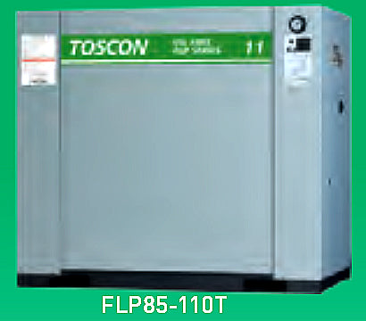 東芝コンプレッサー　オイルフリー　マニュアルデュアル制御　FLP86-110T-200 (V)-60(Hz)