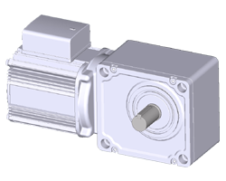 三菱電機ギヤードモータ　GM-SHYF-RR 0.1kW 1/10　右軸　フランジ取付　ブレーキなし　三相200V級