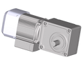 三菱電機ギヤードモータ　GM-SHYFB-RL 0.2kW 1/60-屋外　左軸　フランジ取付　ブレーキ付　三相200V級　