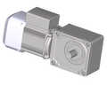 三菱電機ギヤードモータ　GM-SHYMB-RR 0.2kW 1/360-屋外　右軸　フェースマウント取付　ブレーキ付　三相200V級　