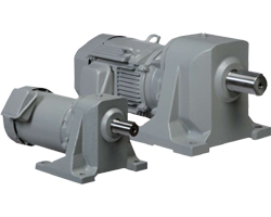 日立産機ギヤモータ　GP60-370-100B-200V　平行軸　脚取付　ブレーキ付　三相200V級　3.7(kW)-1/100　GP-2B