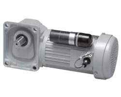 ニッセイギアモータ　H2F22L10-MM02CNJAB2　直交軸L軸　フランジ取付　ブレーキ付ギアモータ　単相100V級　0.2(kW)-1/10