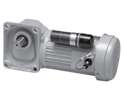 ニッセイギアモータ　H2F22L15-MM02CNJAB2　直交軸L軸　フランジ取付　ブレーキ付ギアモータ　単相100V級　0.2(kW)-1/15