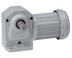 ニッセイギアモータ　H2L28L50-MM04TNNTB2　直交軸L軸　脚取付　ブレーキ付ギアモータ　三相200V級　0.4(kW)-1/50