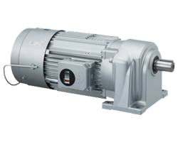 富士電機ギヤードモータ　平行軸　脚取付　ブレーキ付　三相400 V級　5.5 (kW) - 1/60　MGX4MB55E060AS