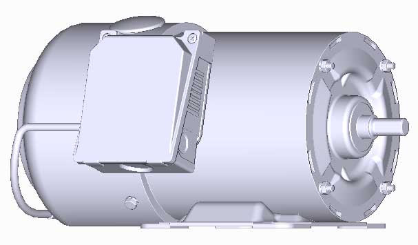 富士　三相　全閉外扇　ブレーキ付　脚取付　モータ　MKS7065M-0.2kW-4P-200V　　写真は参考例です。
