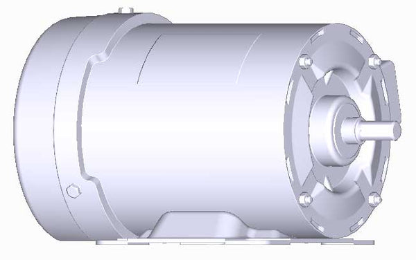 富士　三相　全閉　脚取付　モータ　MLH8065M-0.2kW-4P-200V-逆端子　　写真は参考例です。