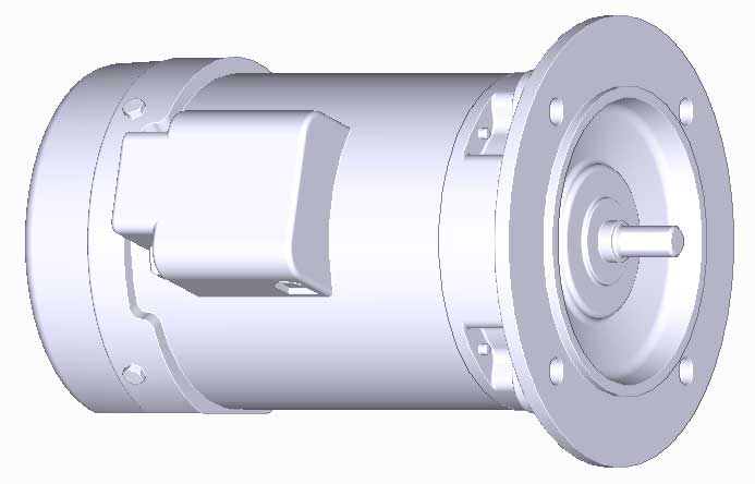 富士　三相　全閉　フランジ取付　モータ　MLH8065P-0.2kW-4P-200V　　写真は参考例です。
