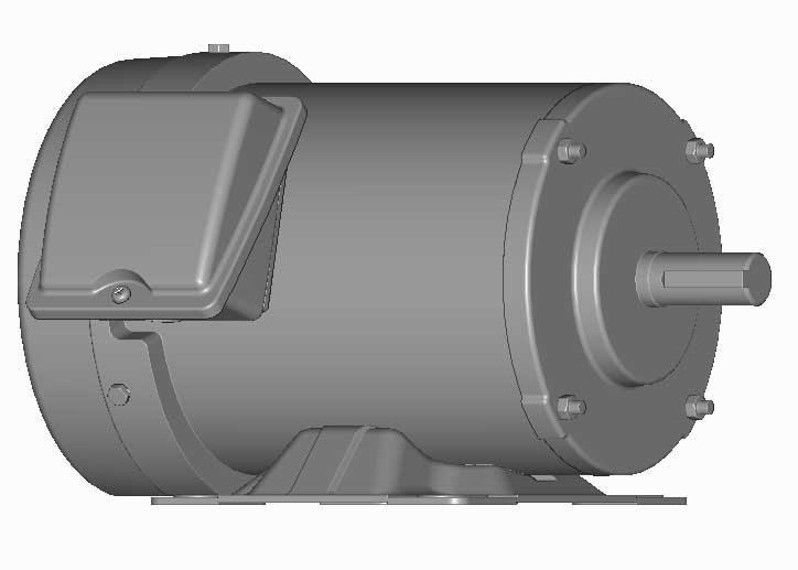 富士　三相　全閉外扇　脚取付　モータ　MLK1085M-0.75kW-2P-200V　　写真は参考例です。