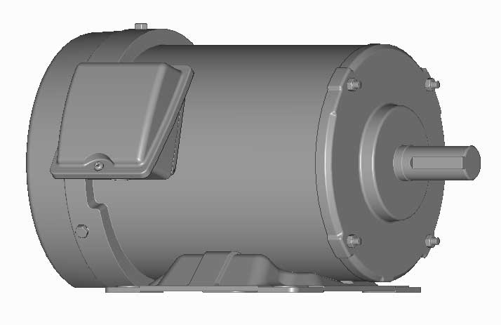 富士　三相　全閉外扇　脚取付　モータ　MLK1096M-1.5kW-2P-200V　　写真は参考例です。