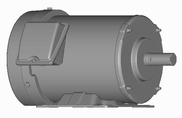 富士　三相　全閉外扇　脚取付　モータ　MLK1097M-2.2kW-2P-200V　　写真は参考例です。