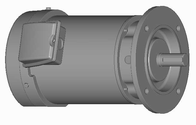 富士　三相　全閉外扇　フランジ取付　モータ　MLK1097P-2.2kW-2P-200V　　写真は参考例です。
