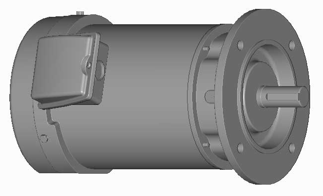 富士　三相　全閉外扇　フランジ取付　モータ　MLK1097P-1.5kW-4P-400V　　写真は参考例です。