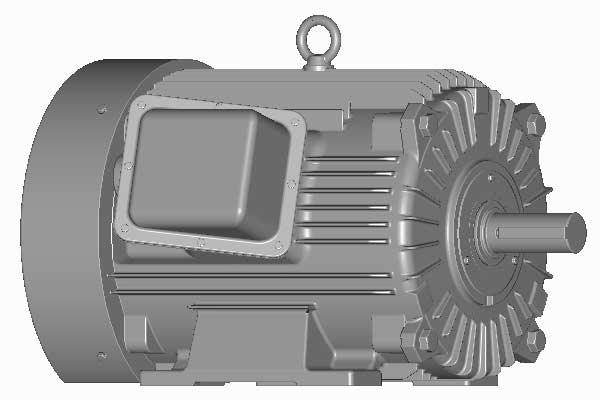 富士　三相　屋外仕様　全閉外扇　脚取付　モータ　MLU1184B-18.5kW-4P-200V-400V　　写真は参考例です。