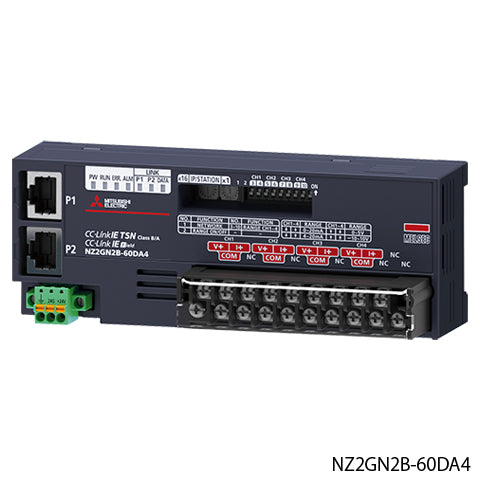 CC-Link IE TSN　アナログ入出力　アナログ出力　リモートI/Oシリーズ　NZ2GN2B-60DA4