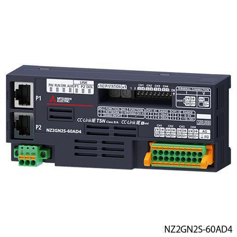 CC-Link IE TSN　アナログ入出力　アナログ入力　リモートI/Oシリーズ　NZ2GN2S-60AD4