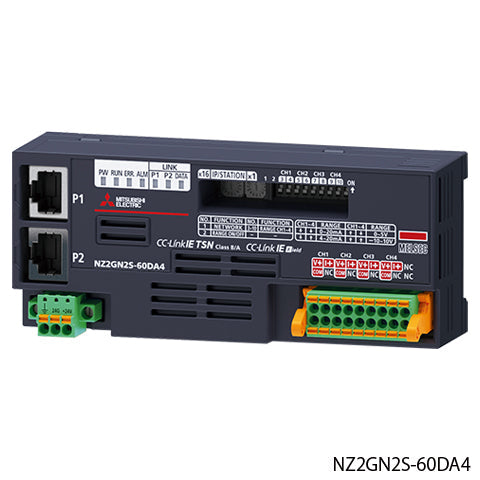 CC-Link IE TSN　アナログ入出力　アナログ出力　リモートI/Oシリーズ　NZ2GN2S-60DA4