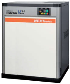 日立コンプレッサー　給油式空冷　スクリュー式（空冷）ドライヤー内蔵　Ｍタイプ　OSP-11F5ARG1-200 (V)-50(Hz)