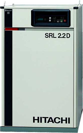日立コンプレッサー　無給油式　圧力開閉器式　SRL-5.5DMNA5-200 (V)-50(Hz)