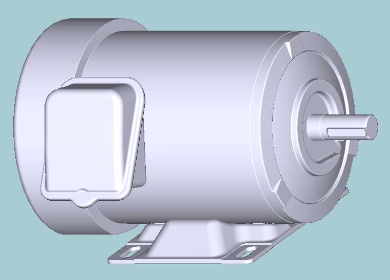 日立　三相　全閉外扇　脚取付　モータ　TFO-LK-0.75kW-2P-400V　　写真は参考例です。