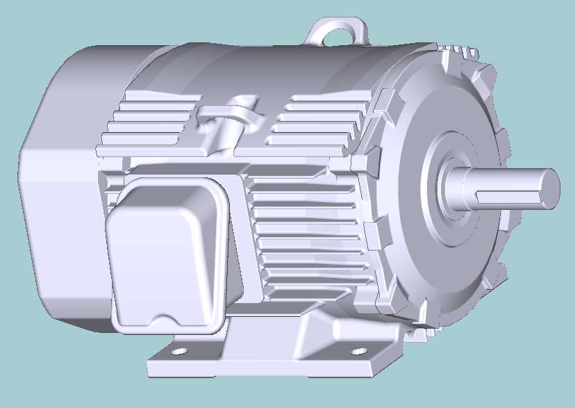 日立　三相　全閉外扇　脚取付　モータ　TFO-LK-2.2kW-4P-400V　　写真は参考例です。