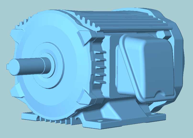 日立　三相　全閉外扇　脚取付　モータ　TFO-LK-R-1.5kW-4P-200V　　写真は参考例です。