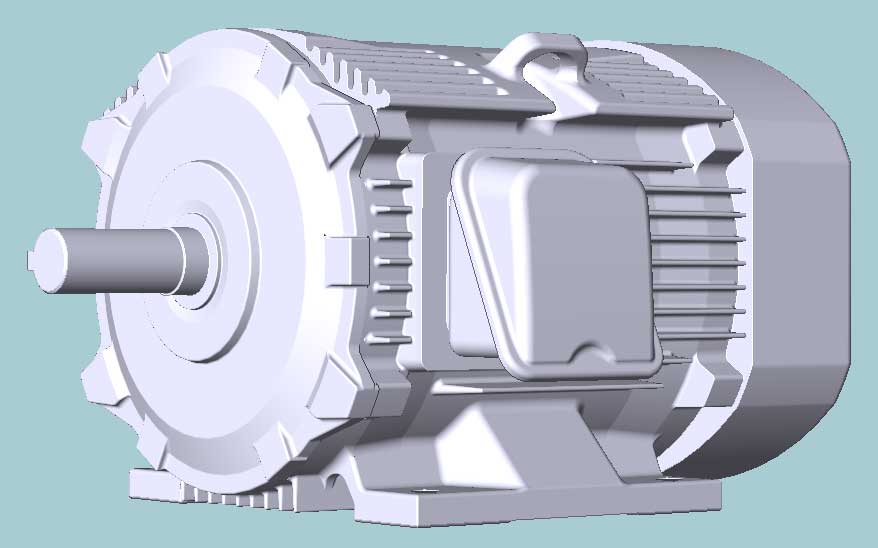 日立　三相　全閉外扇　脚取付　モータ　TFO-LK-R-3.7kW-4P-200V　　写真は参考例です。