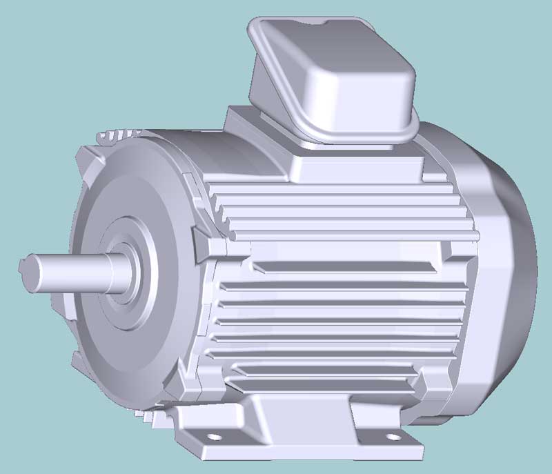 日立　三相　全閉外扇　脚取付　モータ　TFO-LK-U-1.5kW-4P-400V　　写真は参考例です。