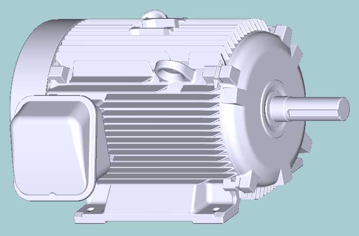 日立　三相　全閉外扇　脚取付　モータ　TFO-LKK-18.5kW-2P-400V　　写真は参考例です。