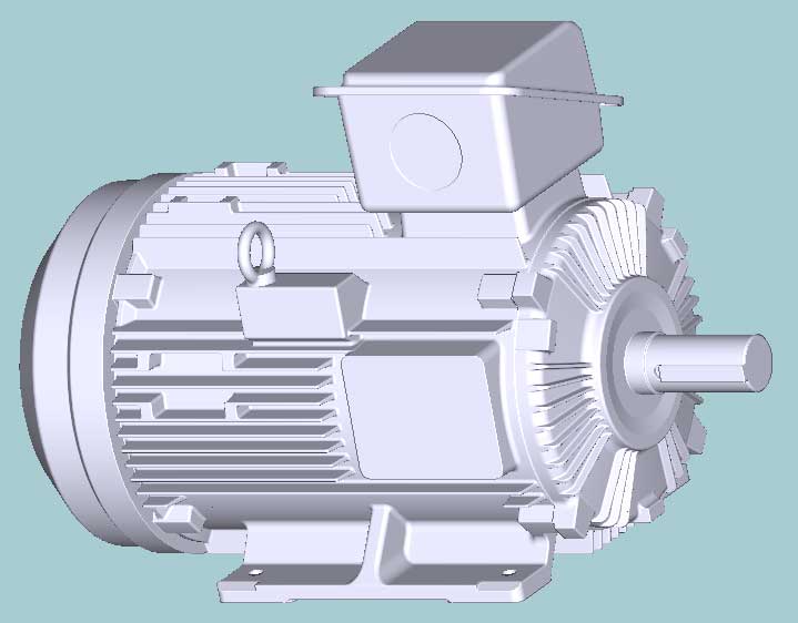 日立　三相　全閉外扇　脚取付　モータ　TFO-LKK-22kW-6P-200/400V　写真は参考例です。